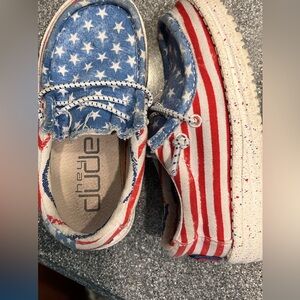 American Flag Hey Dude Toddler K8